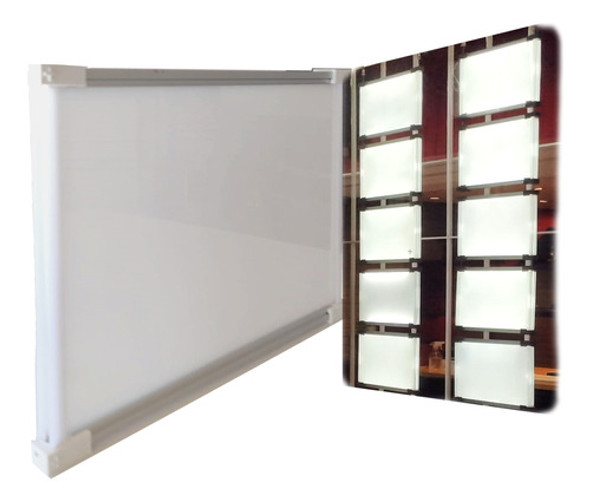 Cartelera Led Para Inmobiliarias X 10 A4 Pantalla Uniforme 0