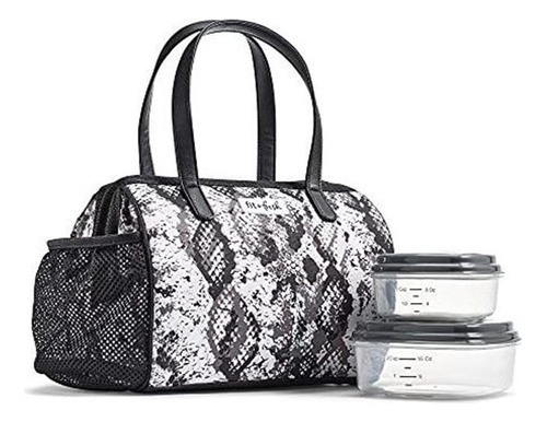 Fit & Fresh Cloverdale Lunch Bag Con Dos Contenedores, Coole 0
