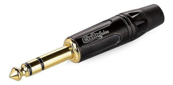Conector P10 Estéreo  Profissional 6,35mm Linha Gold 0