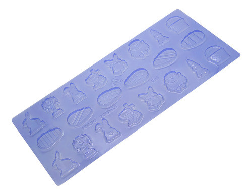 Forma Porto De Moldagem Acetato  Apliques Pascoa P887 0