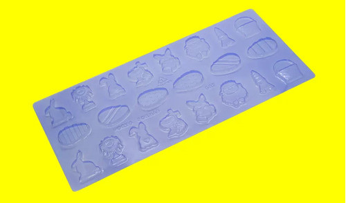 Forma Porto De Moldagem Acetato  Apliques Pascoa P887 1