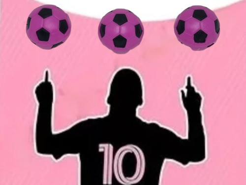 Combo Pelotita Futbol Messi X100uni Niño Niña Piñata. 0