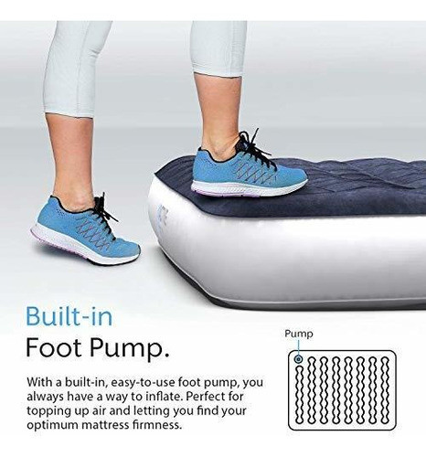 Cama De Aire De Lujo Para Acampar De La Era Activa Con Bomba 1