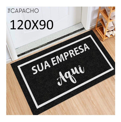 Tapete Capacho 120x90 Personalizado Empresa Desenho Loja 1