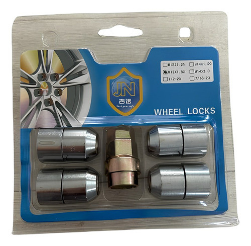 Tuercas De Seguridad Antirrobo Giratorio P/ Chevrolet Sonic 0
