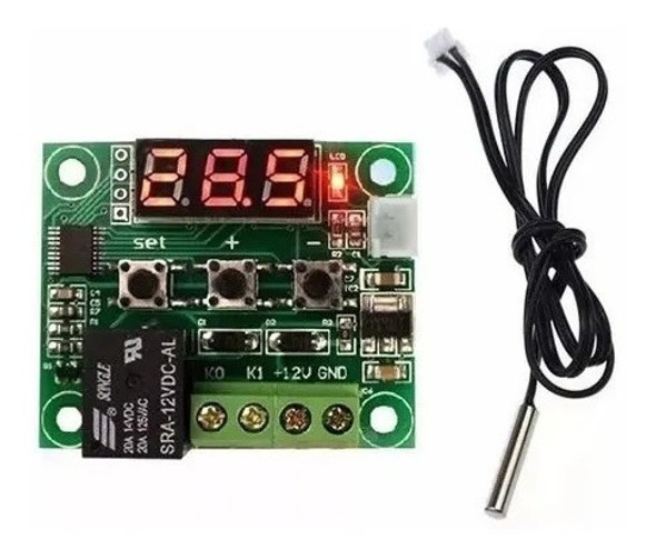 Kit 5un Controle De Temperatura Digital Termostato W1209 1