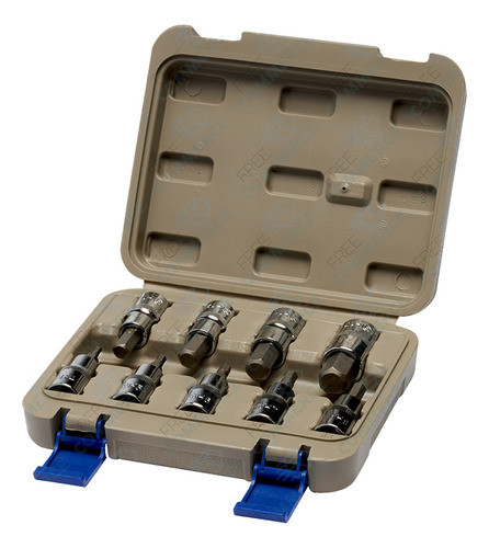 Caja De 9 Bocallaves Punta Allen Con Encastre 1/2 PuLG Irimo 0