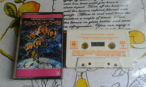 Cassete  Europe. The Final Countdown 0