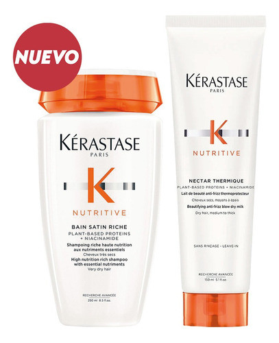 Kérastase Nutritive Bain Satin Riche + Nectar Thermique 0