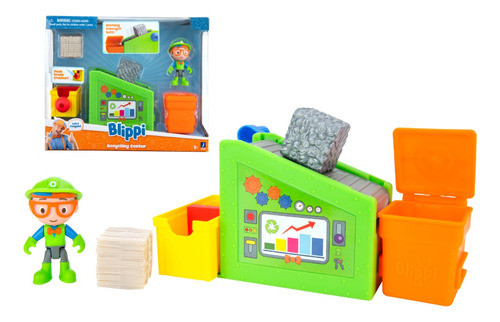 Blippi Figura Muñeco Set Centro De Reciclaje Con Accesorios 0