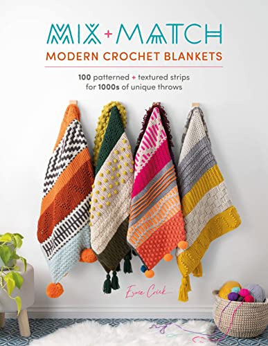 Book : Mix And Match Modern Crochet Blankets 100 Patterned. 0