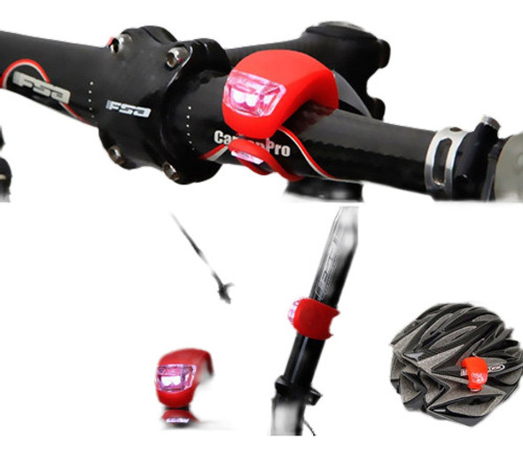 2 Piezas Bicicleta Ciclismo Silicona Cabeza Frontal Trasera 0 2 Piezas Bicicleta Ciclismo Silicona Cabeza Frontal Trasera 0