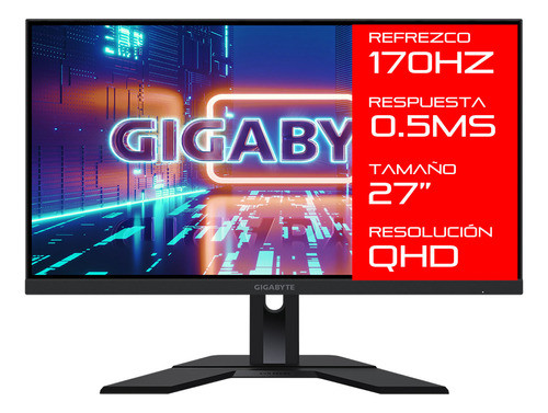 Monitor Gamer Gigabyte 27 M27q 170hz 1ms Qhd 2560 X 1440 Dp 0