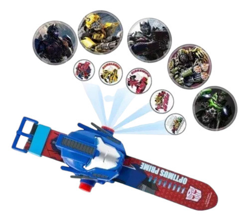 Reloj Proyector Infantil Advengers Superhéroe Optimus Prime 1