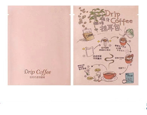 Drip Coffee Filtro Papel + Drip Bag Premium Marrom 500un 1