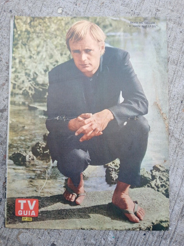 Poster Tv Guia N.182 - David Mc Callum - El Agente De Cipol 0