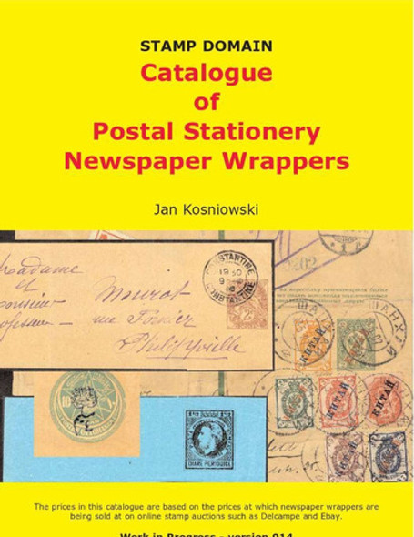 Catalogo Sellos Estampillas Papeleria Postal J. Kosniovsky 0