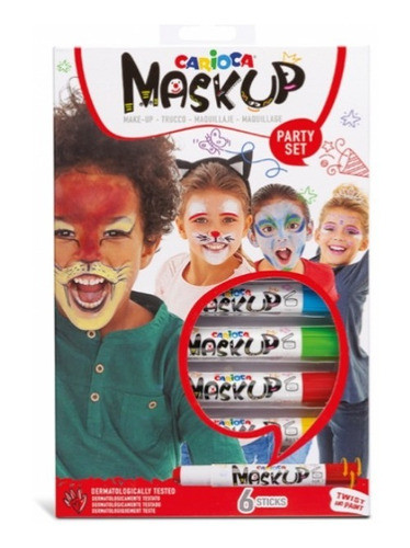 Maquillaje Pintura De Cara Carioca Mask Up X6- Upalalá 0