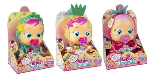 Exclusivo Bebés Llorones Frutales Perfumados Cry Babies Orig 0