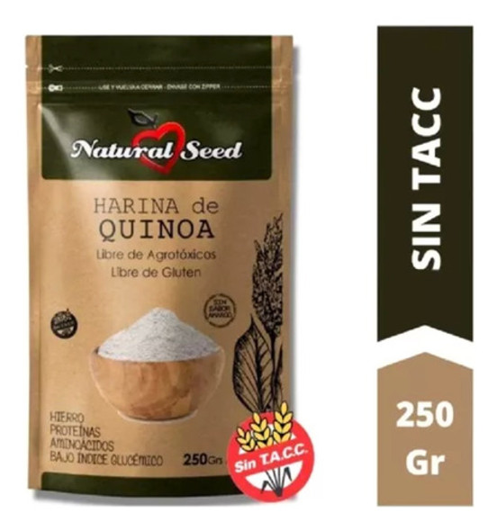 Harina De Quinoa Granos Lavados(sintacc)x250 Gr-natural Seed 1 Harina De Quinoa Granos Lavados(sintacc)x250 Gr-natural Seed 1