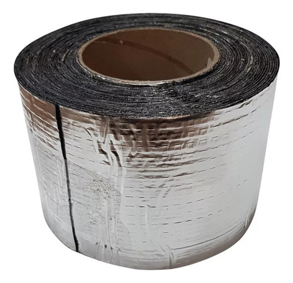 Membrana Autoadhesiva Con Aluminio Techo Gotera 15cm X 25m 0