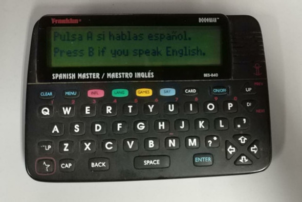Diccionario Traductor Inglés Español Electronico S/baterias 0 Diccionario Traductor Inglés Español Electronico S/baterias 0
