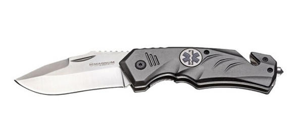 Navaja Magnum Boker Arbolito Rescate Gris Paramédico 0