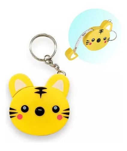 Fita Métrica Bichinhos Trena 150cm Costura Patchwork Tigre 0