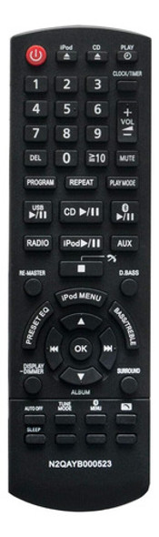 Control Remoto Para Panasonic Stereo System Sc-hc40 1