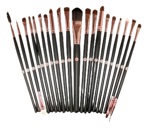 Pinceles De Maquillaje 20pcs Kit Set Polvo Suave Top Venta C 0