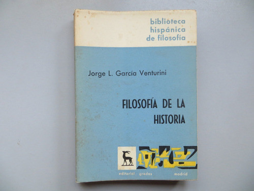 Filosofía De La Historia Jorge García Venturini Gredos 0