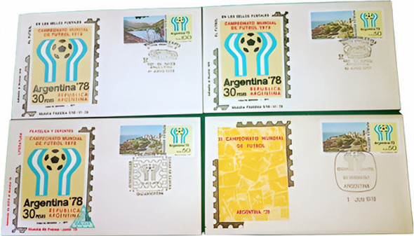 4 Sobres 1 Dia  Mundial Futbol 78 - Argentina Campeon Mund. 0