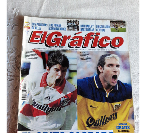 Revista El Grafico Nº 4175 12/10/199 River Boca - Los Pumas 0
