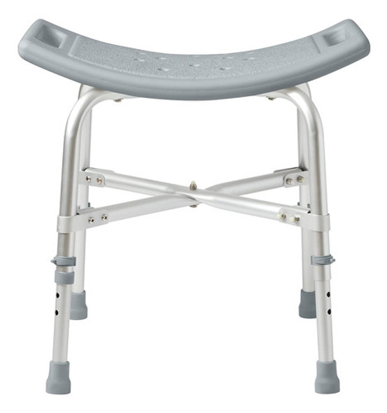 Medline Heavy Duty Shower Chair Bath Bench Without Back, Bar 1