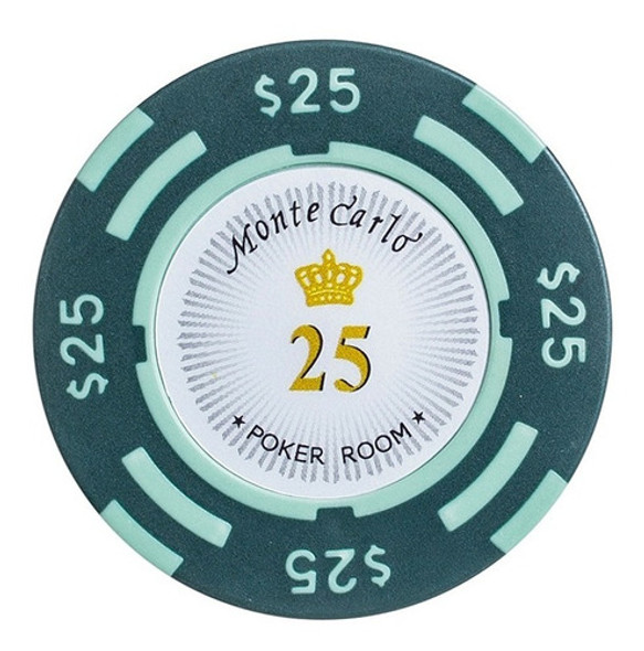 Fichas 14 Gr Clay C/ 25 Modelo Monte Carlo Poker Room 25 0 Fichas 14 Gr Clay C/ 25 Modelo Monte Carlo Poker Room 25 0