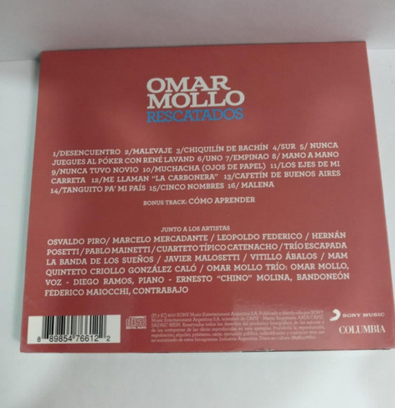 Omar Mollo - Rescatados Cd  / Kktus 1