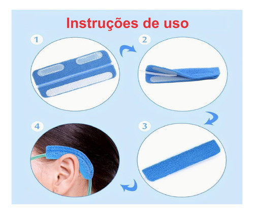 Apoio De Cateter Cânula Nasal Orelha Suporte Auricular Almof 1