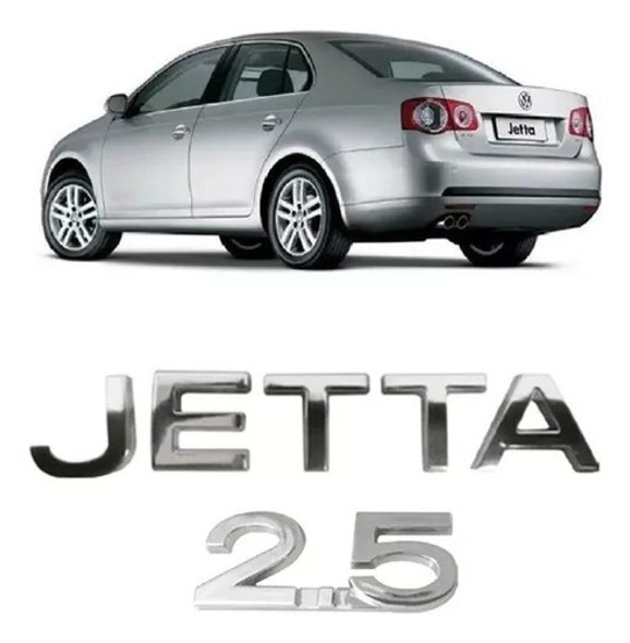 Kit Emblemas Letreiro Cromado Volkswagen Jetta 2.5 2005 A 10 0 Kit Emblemas Letreiro Cromado Volkswagen Jetta 2.5 2005 A 10 0