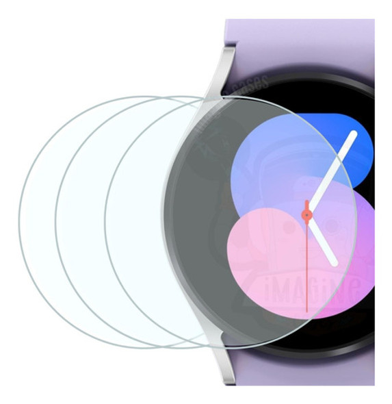 Kit 3x Película De Vidro Protetora Para Galaxy Watch 5 40mm 0