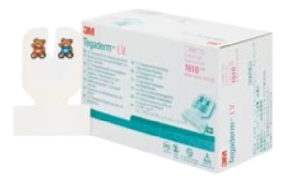 1610 Tegaderm Fixador Cateter Fenestrado Infantil 5x5,7 Und 0