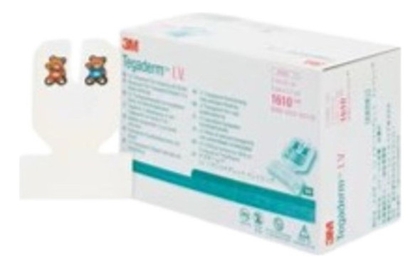 1610 Tegaderm Fixador Cateter Fenestrado Infantil 5x5,7 Und 0
