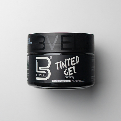 Gel Para Cabello Tinte Black Fijación Media 250ml Level3 1