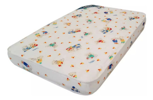 Colchon Cuna Practicuna 97x65x10 Espuma Tela Impermeable 0