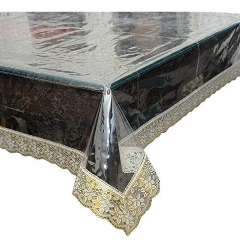 Cubierta De Mesa De Plastico Elegante Y Duradera, Reutiliza 0