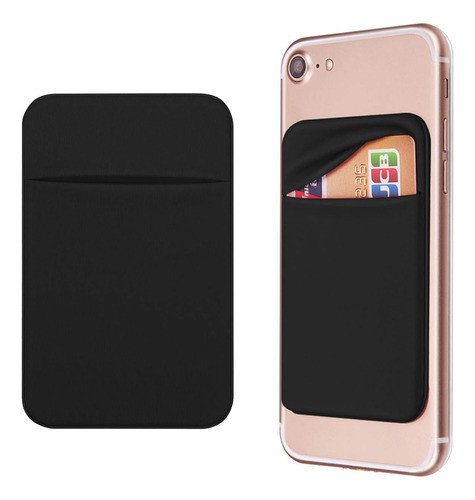 Tarjeta Autoadhesivo Para iPhone Y Android, 2 Unidades, Negr 0