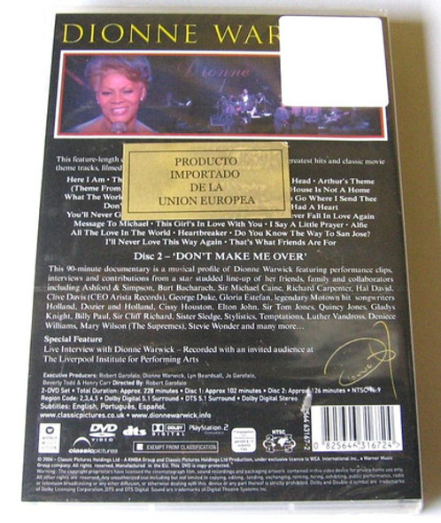 Dionne Warwick Live In Concert 2 Dvd Set Import Nuevo 1 Dionne Warwick Live In Concert 2 Dvd Set Import Nuevo 1