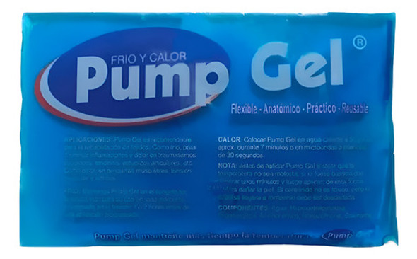 Almohadilla Pump Gel - Gel Frio Calor Grande 0 Almohadilla Pump Gel - Gel Frio Calor Grande 0
