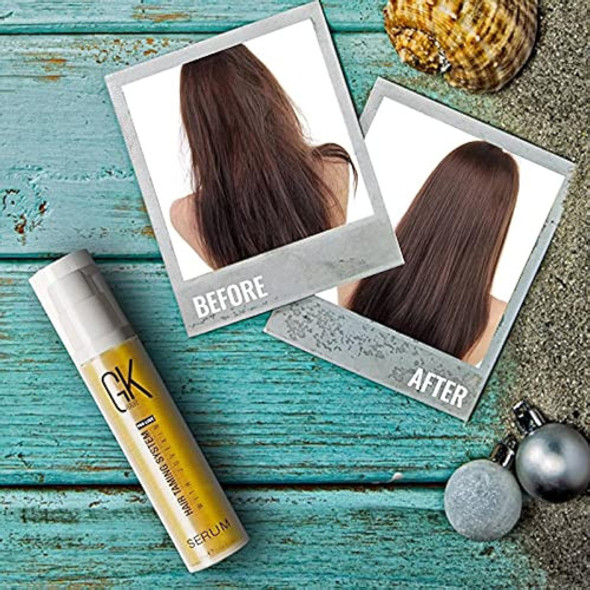 Gk Hair Global Keratin 100% Organic Argan Oil Anti Frizz Hai 1