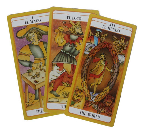 Cartas Tarot Marsella 22 Arcanos Mayores Gold Edition Bello! 0