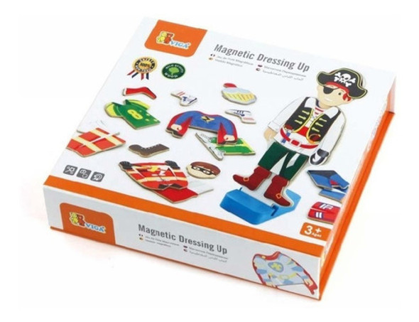 Juego Puzle Magnético  De Vestir  Madera - Viga 0 Juego Puzle Magnético  De Vestir  Madera - Viga 0